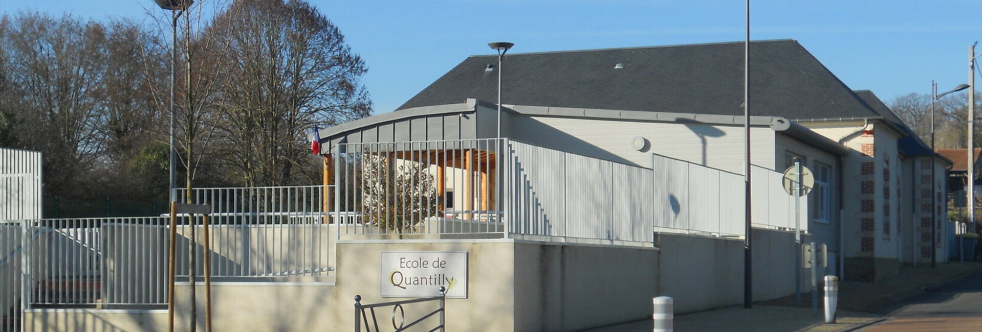 L'école de la commune de Quantilly (18) Centre-Val de Loire